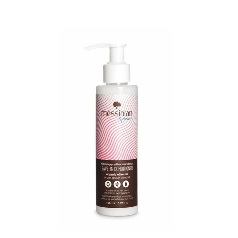 Leave-in hårbalsam med argan, druva och mandel från Messinian Spa